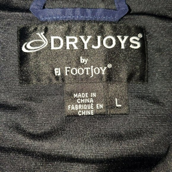DryJoys FJ Navy Windbreaker vest Sz. L - Picture 3 of 7